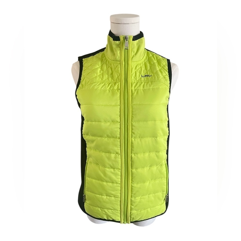 Ralph Lauren Sport Quilted Vest Equestrian Sz S